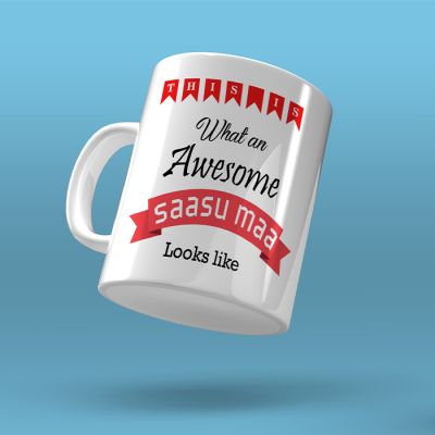 Awesome Saasu maa Personalized White Mug