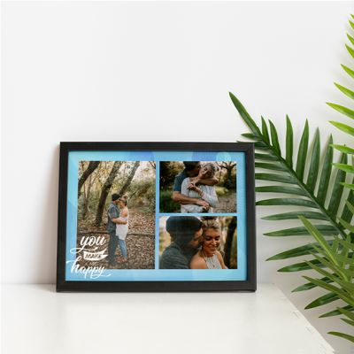 Happy Couple Personalized Photo Frame