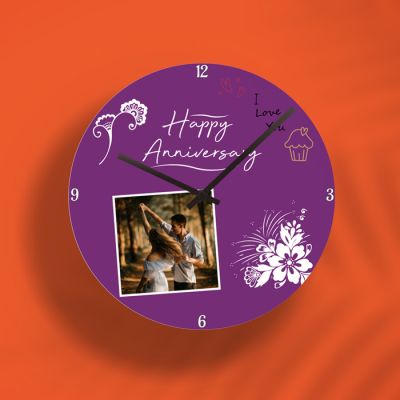 Love You Personalized Wooden Table Clock