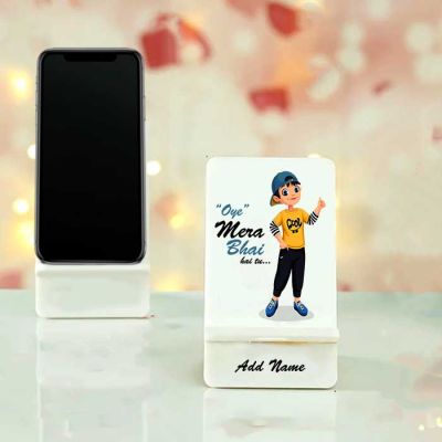 Mera Bhai Personalized Mobile Stand