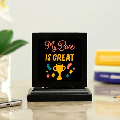 No 1 Boss Personalized Rotating Pen Stand