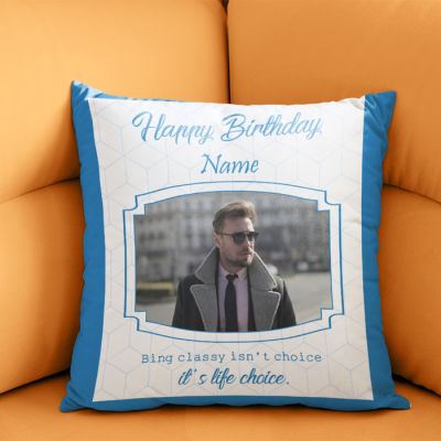 Personalized Being Classy Cushion