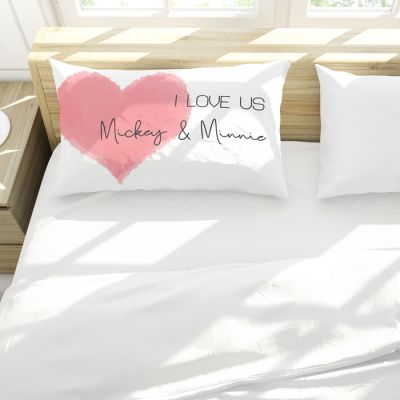 Personalized Couple Love Canvas Pillow