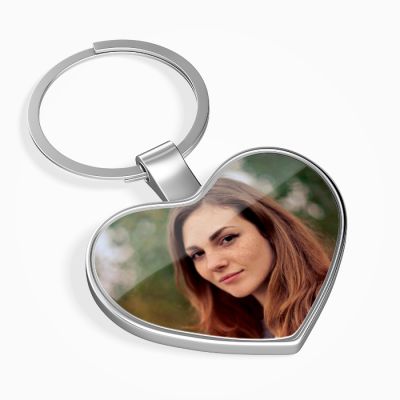 Personalized Heart Shaped Key Chain