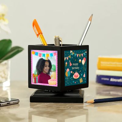 Personalized Pen Stand for Birthday