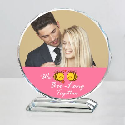 Romantic Personalized Photo Crystal