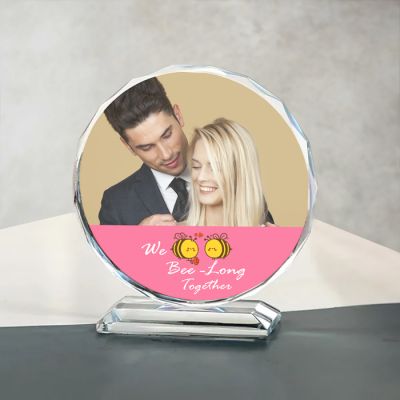 Romantic Personalized Photo Crystal