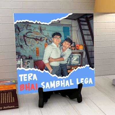 Tera Bhai Personalized Ceramic Photo Tile