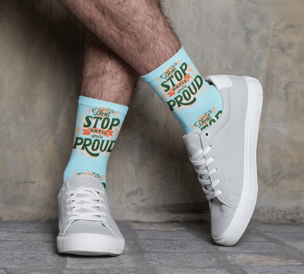 Custom Printed Photo Socks Online